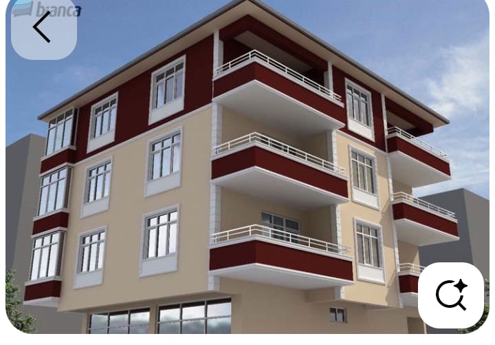 Red cream apartment