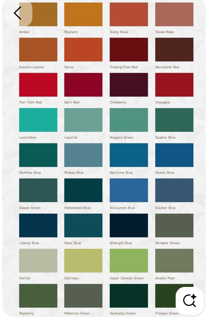 Heritage colours